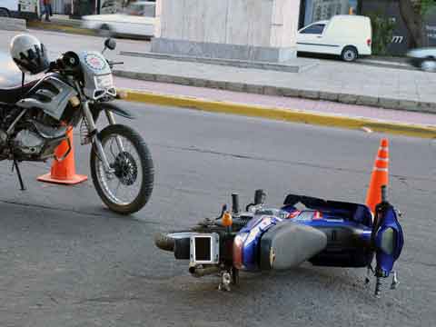 Más accidentes de motos