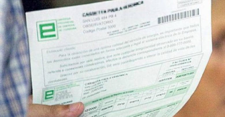 Boleta de EPEC - Diario Resumen de la región